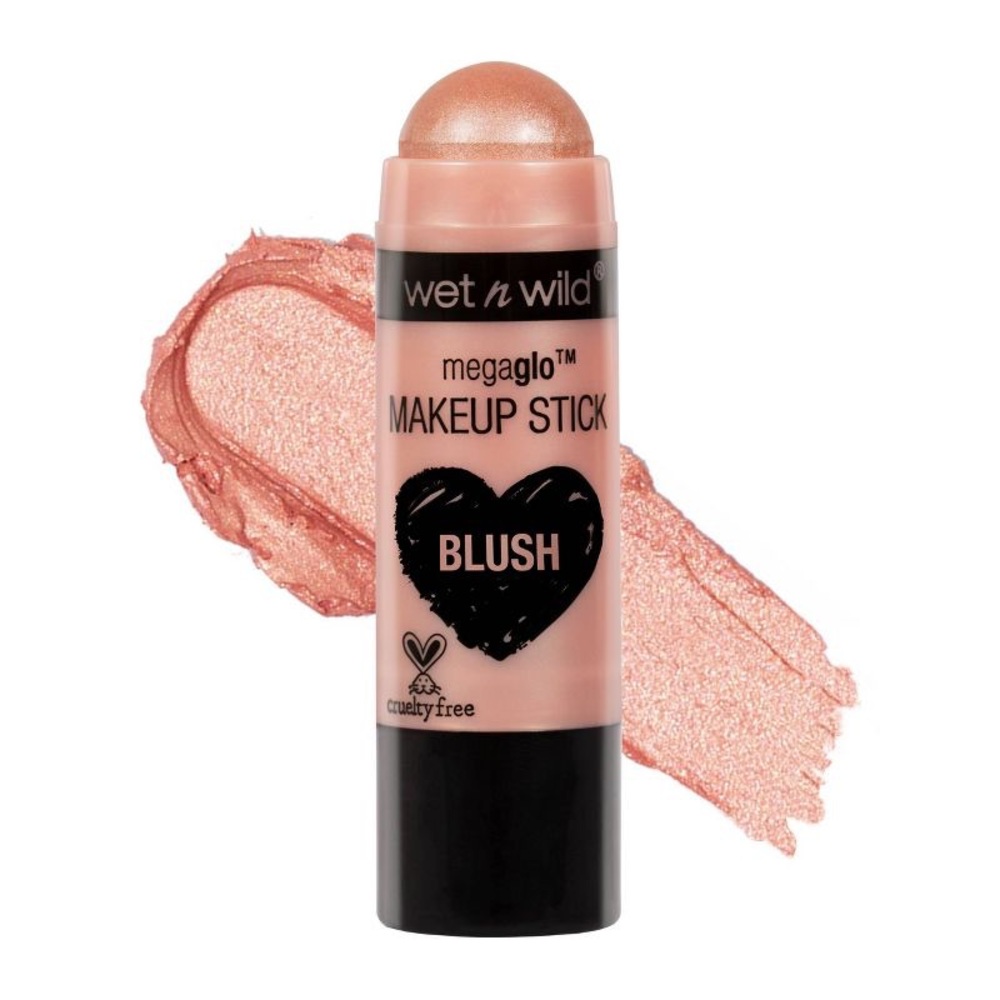 Wet n Wild MegaGlo Makeup (Cheeks, Lips) Stick 0.21oz | Color is Peach Bums
